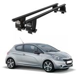 Royal Peugeot 208 (2012 - 2015) Uyumlu Siyah Kilitli Ara Atkı Port Bagaj Tavan Barı
