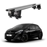 Royal Peugeot 208 (2015-2019) Uyumlu Gri Kilitli Ara Atkı Port Bagaj Tavan Barı