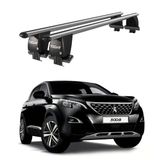 Royal Peugeot 3008 (2016-2020) Uyumlu Gri Kilitli Ara Atkı Port Bagaj Tavan Barı