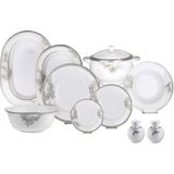 Royal Porcelain Liberty Platinum Bone China Porselen 72 Parça 12 Kişilik Yemek Takımı - Standart