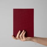 Royal Rain Store Fark Tanıtım Çizgili Not Defteri – 64 Yaprak, 90 gr Ivory Kağıt, Amerikan Ciltli Not Defteri, Ofis ve Günlük Kullanım Için Ideal (Bordo, A5 (14,8cm x 21CM)) - Belirtilmemiş