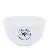 ROYAL SHAVE Seramik Dokulu Tıraş Kasesi - Tıraş Sabunu ve Tıraş Kremi Tabağı, Zengin Köpük için Dokulu (Beyaz)