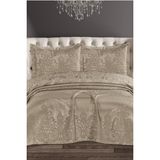 Royal Şönil Çift Kişilik Yatak Örtüsü 240X260 cm Bej - 240 x 260 cm