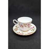Royal Stafford Fragrance Bone China Vintage Çay Fincanı 2 Parça 210 ml - Kırmızı - Yeşil