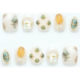 Royal Stones - El Yapımı Tekrar Kullanılabilir Protez Takma Tırnak - NC290