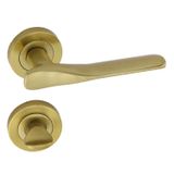 Royal Titanyum Gold Wc Banyo Kapi Kolu Daire Rozetli Surgulu Kapi Sag Sol Uygun Kollari Kulpu Uyumlu