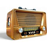 Royal Trend Fenerli Nostalji Trend Radyo,eskitme Nostaljik Radyo(Bluetooth Özellikli) - Kahverengi