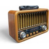 Royal Trend Nostaljik Eskitme Radyo Hd Ses Kalilesi ile Trend Nostalji Radyo - Kahverengi