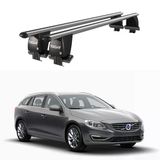 Royal Volvo V60 (2010-2011) Uyumlu Gri Kilitli Ara Atkı Port Bagaj Tavan Barı