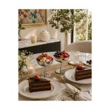 RoyalDecorHome Paslanmaz Çelik İkili Sunumluk Çerez Dondurma Kasesi