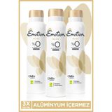 Royaleks 3 Adet Emotion Bliss Kadın Vegan Deodorant 150 Ml Hızlı Kurur , Leke Bırakmaz