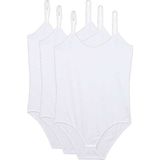 Royaleks 3 Adet Ip Askılı Kadın Çıtçıtlı Body Beyaz - Renkli