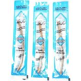 Royaleks 3 Adet Taze Doğal Diş Fırçası Misvak Vakumlu Paket 15 cm Orta Boy Mariposa Secret - Renkli