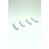 Royaleks 4 Adet Plastik Çengelli Eşarp Ve Şal İğnesi Beyaz 4 Cm RT-RYL-HMR10107