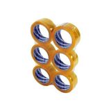 Royaleks 6 Adet Şeffaf Koli Bandı Güçlü Yapışkan Yüzey 40 mm 100 Metre Royaleks