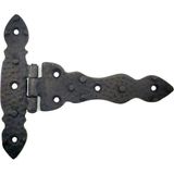 Royaleks Antika Tarz Dekoratif Pirinç Kuyruklu Düğmeli Menteşe No2 - 138X167 Mm, Oksit