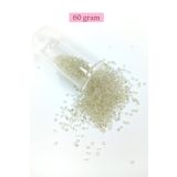 Royaleks BNC053 60 gr 11/0 2 mm Şeffaf Beyaz Dökme Cam Kum Boncuk