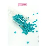 Royaleks BNC082 4 mm 20 gr Camgöbeği Yeşili Dökme Cam Büyük Boy 6/0 Kum Boncuk