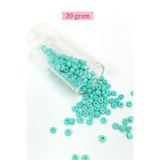 Royaleks BNC088 6/0 4 mm 20 gr Açık Yeşil Büyük Boy Dökme Cam Kum Boncuk