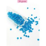 Royaleks BNC106 6/0 4 mm 20 gr Açık Mavi Büyük Boy Dökme Cam Kum Boncuk