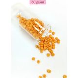 Royaleks BNC131 4 mm 60 gr Açık Turuncu Dökme Cam Büyük Boy 6/0 Kum Boncuk