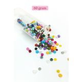 Royaleks BNC132 60 gr 6/0 4 mm Karışık Renkli Büyük Boy Dökme Cam Kum Boncuk