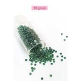 Royaleks BNC162 8/0 3 mm 20 gr Parlak Yeşil Dökme Cam Kum Boncuk