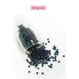 Royaleks BNC210 3 mm 60 gr Lacivert Yeşil 8/0 Dökme Cam Kum Boncuk