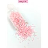 Royaleks BNC398 2 mm 60 gr Şeker Pembe Kesme Cam Boncuk