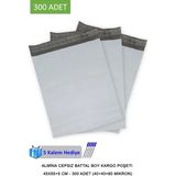 Royaleks Cepsiz Battal Boy Kargo Poşeti 45X55+5 cm - 300 Adet (40+40=80 Mikron)
