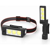 Royaleks Gold Silver GS-225 3 LED USB Şarjlı Çok Fonksiyonlu Kafa Feneri