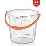 Royaleks Group 13 Lt. Temizlik Kovası Şeffaf Royaleks-Mrd261