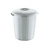 Royaleks Group 35 Lt Kapaklı Yuvarlak Plastik Büyük Boy Çöp Kovası Su Et Kovası Balkon Kovası Bahçe Kovası Kilitli Royaleks-55642