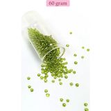 Royaleks Group Dökme Cam Kum Boncuk (8/0) 3 mm - 60 Gram - Şeffaf Yeşil - BNC208