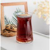 Royaleks Group Elegance Desenli Cam Çay Bardağı Seti 150 ml 6'lı ROYALEKS-81310 - Şeffaf