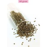 Royaleks Group Kesme Cam Boncuk 2mm - 60 Gram - Metalik Sarı - BNC390