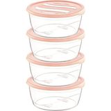 Royaleks Group Krizma Yuvarlak Saklama Kabı 4 Lü No:1 -ÇNK2153
