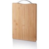 Royaleks Group Metal Tutacaklı Lüx Bambu Kesme Tahtası 30CM X20CMX1.8CM -67458 - Renkli