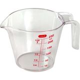Royaleks Group Neon Ölçü Kabı 250 ml Şeffaf Plastik Renkli Kullanım İçin Pratik Ölçüm Aracı