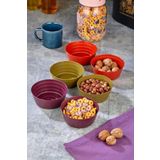 Royaleks Group Plastik Çerezlik Sunumluk 6 Lı Kase Yonca Desen Royaleks-HT-001 RT-RY-H-81995