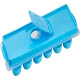Royaleks Group Silikon Tabanlı Buzluk Buz Kalıbı Kare Buz Kalıbı Doldur Kullan Mavi Viole