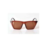 Royaleks Kahverengi Şeffaf Çerçeveli Unisex Güneş Gözlüğü - Moda Gözlük