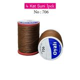 Royaleks No: 706 Oyalı 4 Kat Suni İpek İğne Oyası Boncuk İpi