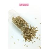 Royaleks RT-RYL-BN24095-06-20 Kesme Cam Boncuk 2Mm - 20 Gram - Gold -Bnc308