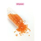 Royaleks RT-RYL-BN24095-12-60 Kesme Cam Boncuk 2Mm - 60 Gram - Şeffaf Turuncu - Bnc362