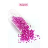 Royaleks RT-RYL-BN24095-13-60 Kesme Cam Boncuk 2Mm - 60 Gram - Şeffaf Fuşya - Bnc363