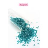 Royaleks RT-RYL-BN24095-14-60 Kesme Cam Boncuk 2Mm - 60 Gram - Şeffaf Turkuaz - Bnc364