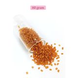 Royaleks RT-RYL-BN24095-25-60 Kesme Cam Boncuk 2Mm - 60 Gram - Şeffaf Koyu Turuncu - Bnc375