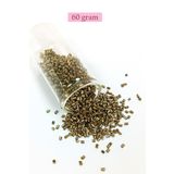 Royaleks RT-RYL-BN24095-40-60 Kesme Cam Boncuk 2Mm - 60 Gram - Metalik Sarı - Bnc390