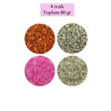 Royaleks RT-RYL-BN24095-4SET7 Kesme Cam Boncuk 2Mm - 4 Renk - Toplam 80 Gram - Bnc441
